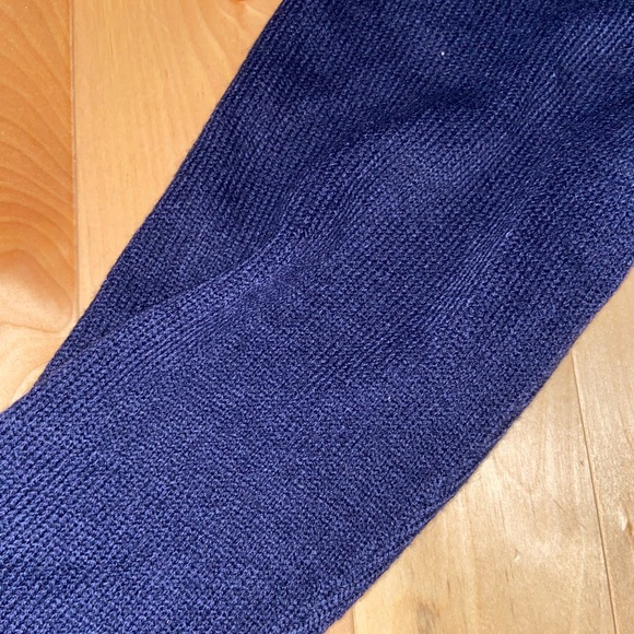 H&M blue argyle cropped cardigan xs - Picture 3 of 8